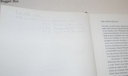 The Whitehead Catalogue 1798. Additional Image