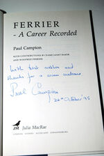 Ferrier  A Career Recorded Additional Image