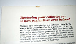How to Restore Your Collector Car Additional Image