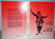 At the Going Down of the Sun British First World War Memorials Additional Image