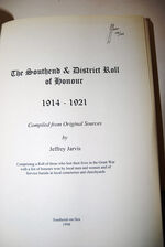 The Southend & District Roll of Honour 1914-1921 (Signed) Additional Image