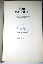 For Valour History of Southern Africa's Victoria Cross Heroes Additional Image
