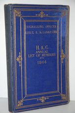 H. A. C. Annual List of Members Etc. 1904