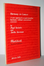 Harmony in Context A New Approach to Understanding Harmony Without