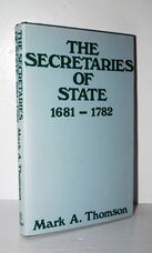 Secretaries of State 1681-178