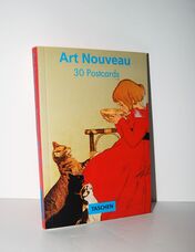 Art Nouveau Postcard Book