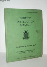 Service Instruction Manual Standard 8 Incorporating the Standard Ten