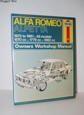 Alfa Romeo Alfetta 1973 to 1981 all Models 1570cc 1779cc 1962cc Owners