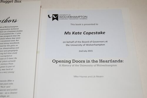 Opening Doors in the Heartlands, History of the University of Wolverhampton Opening Doors in the Heartlands, History of the University of Wolverhampton