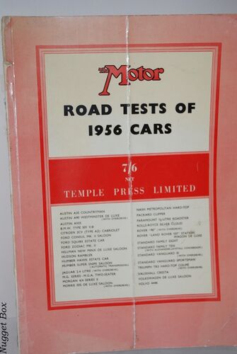 Motor Road Tests of 1956 Cars Motor Road Tests of 1956 Cars
