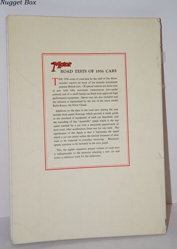 Motor Road Tests of 1956 Cars Motor Road Tests of 1956 Cars