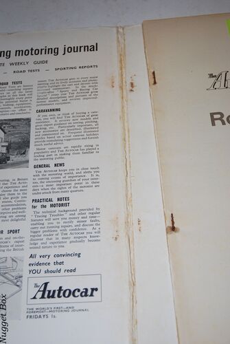 Autocar' Road Tests Spring 1961 Autocar' Road Tests Spring 1961