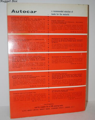 Autocar Road Tests Autumn 1964 Autocar Road Tests Autumn 1964