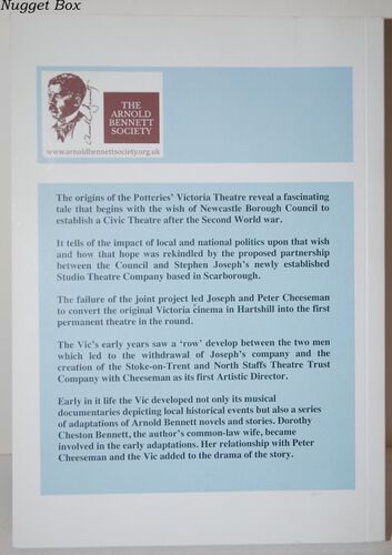 The Origins of the Potteries' Victoria Theatre The Origins of the Potteries' Victoria Theatre