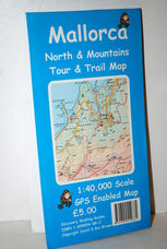 Mallorca North and Mountains Tour and Trail Map 2002